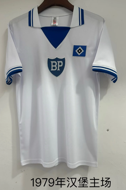 Hamburg 1979-80 Home Saison Retro Trikot
