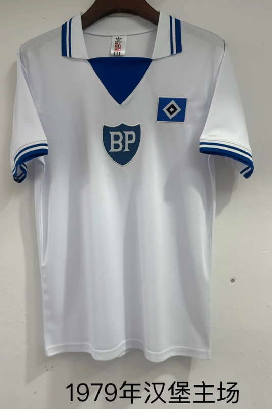 Hamburg 1979-80 Home Saison Retro Trikot