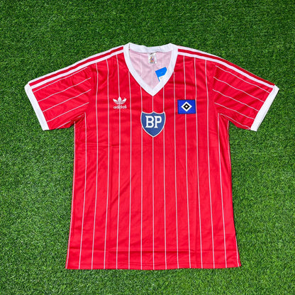 Hamburger SV Retro Heimtrikot 1984 Rot Fußball Trikot Hamburg Retro