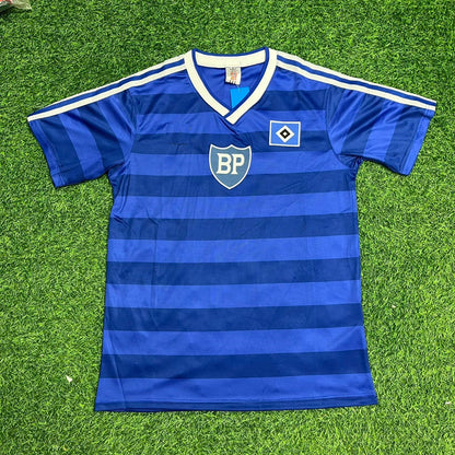Hamburger SV Retro Heimtrikot 1986 Blau Fußball Trikot HSV 1986 Blaues Heimtrikot