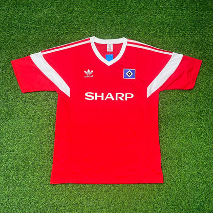 HSV 1988 Rotes Heimtrikot Fußball Trikot Hamburger SV 1988 retro trikot