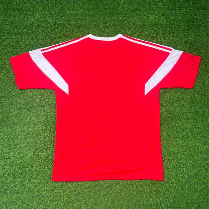 HSV 1988 Rotes Heimtrikot Fußball Trikot Hamburger SV 1988 retro trikot