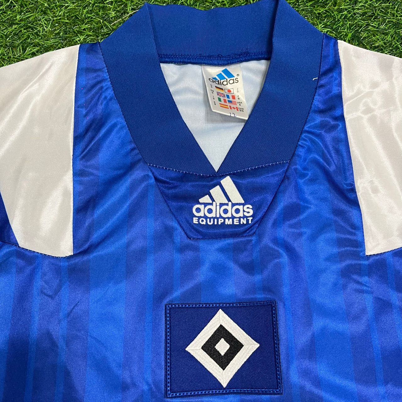 HSV 92-93 Heimtrikot Blau Fußball Trikot Hamburger SV Retro Heimtrikot