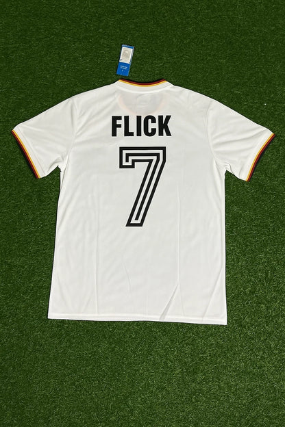 Hansi Flick Germany 1986 World Cup Retro Football Jersey Kit