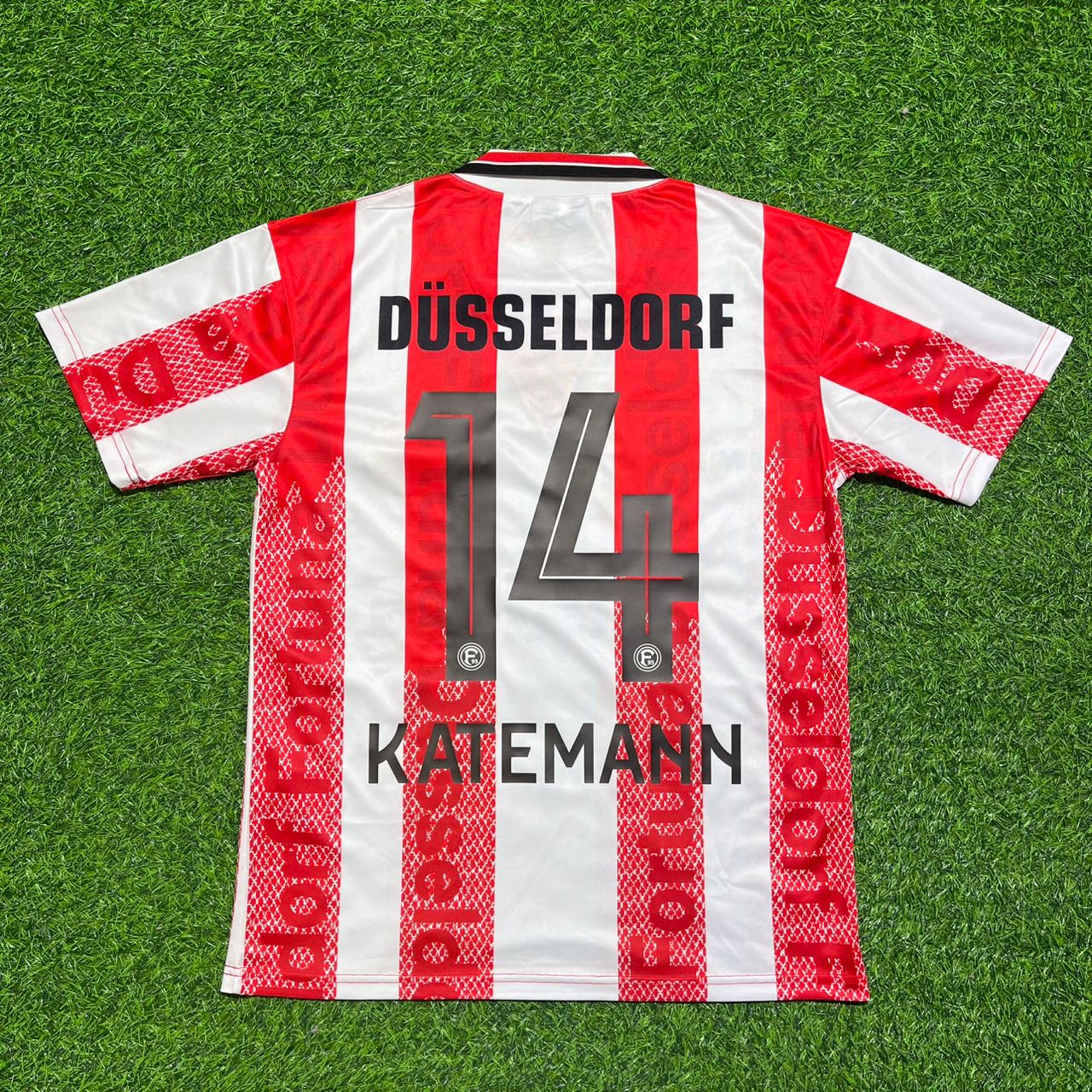 Harald Katemann Fortuna Düsseldorf 1998 Saison Heim Retro Trikot