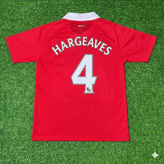 Owen Hargreaves Manchester United 2010/2011 Retro Home Football Jersey