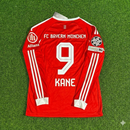Harry Kane #9 Bayern Munich 2026 Champions League Long Sleeve Football Jersey