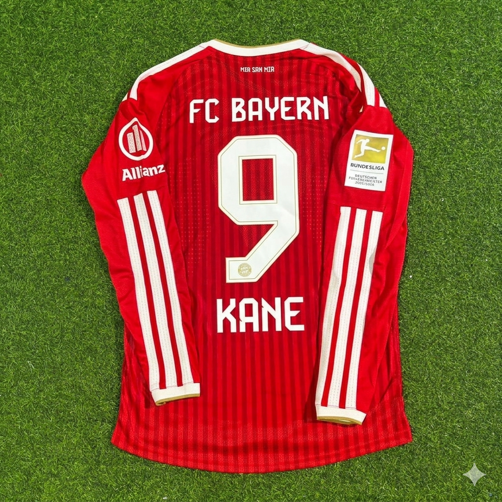 Harry Kane #9 Bayern Munich 2027 Championship Long Sleeve Football Jersey