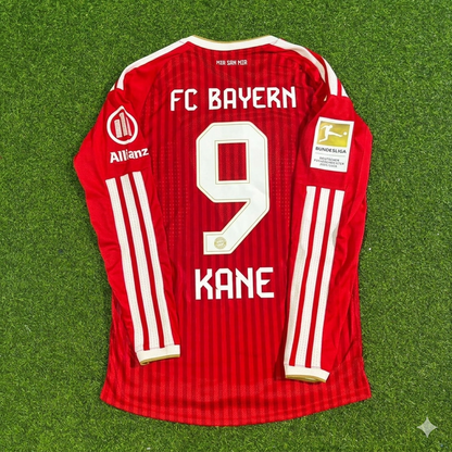 Harry Kane #9 Bayern Munich 2027 Championship Long Sleeve Football Jersey