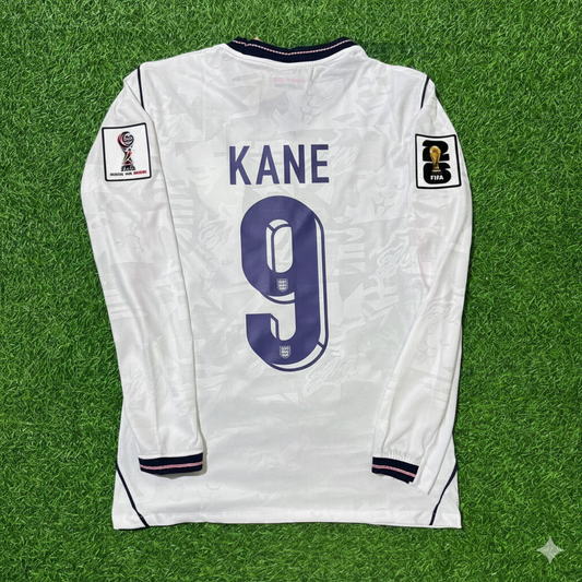Harry Kane 9- England 2026 World Cup Long Sleeve Kit Jersey Trikot Maillot