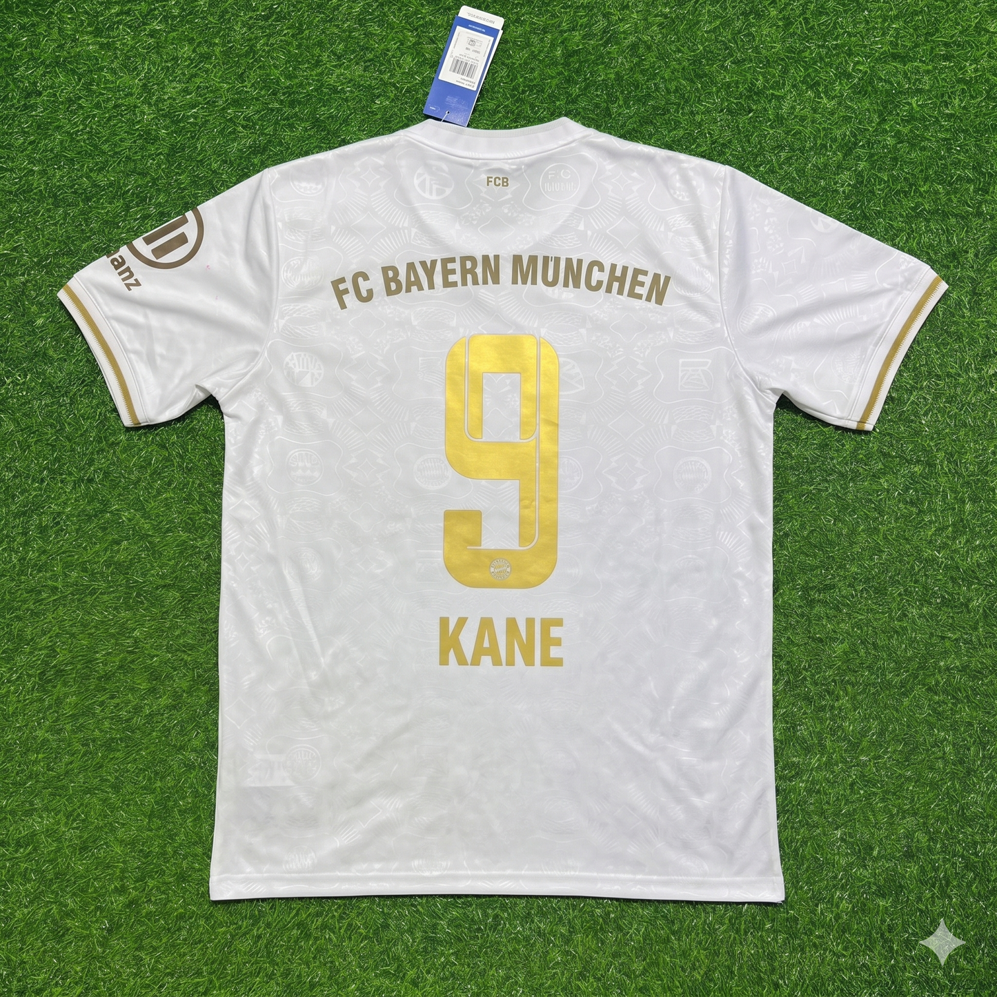 Harry Kane #9 FC Bayern München 125 Years Anniversary Special-Edition White Jersey