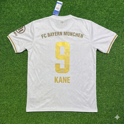 Harry Kane #9 FC Bayern München 125 Years Anniversary Special-Edition White Jersey