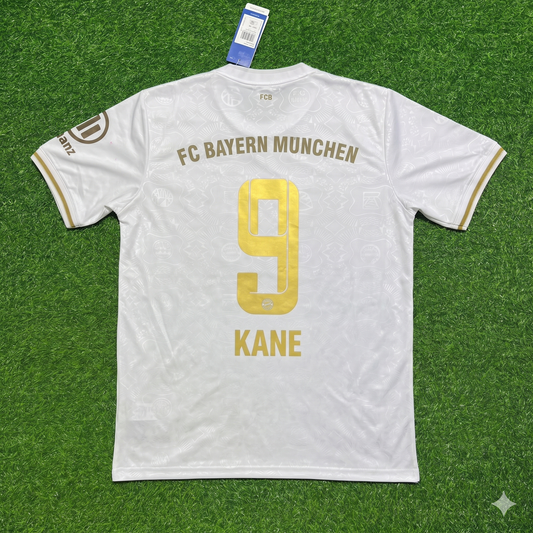 Harry Kane #9 FC Bayern München 125 Years Anniversary Special-Edition White Jersey