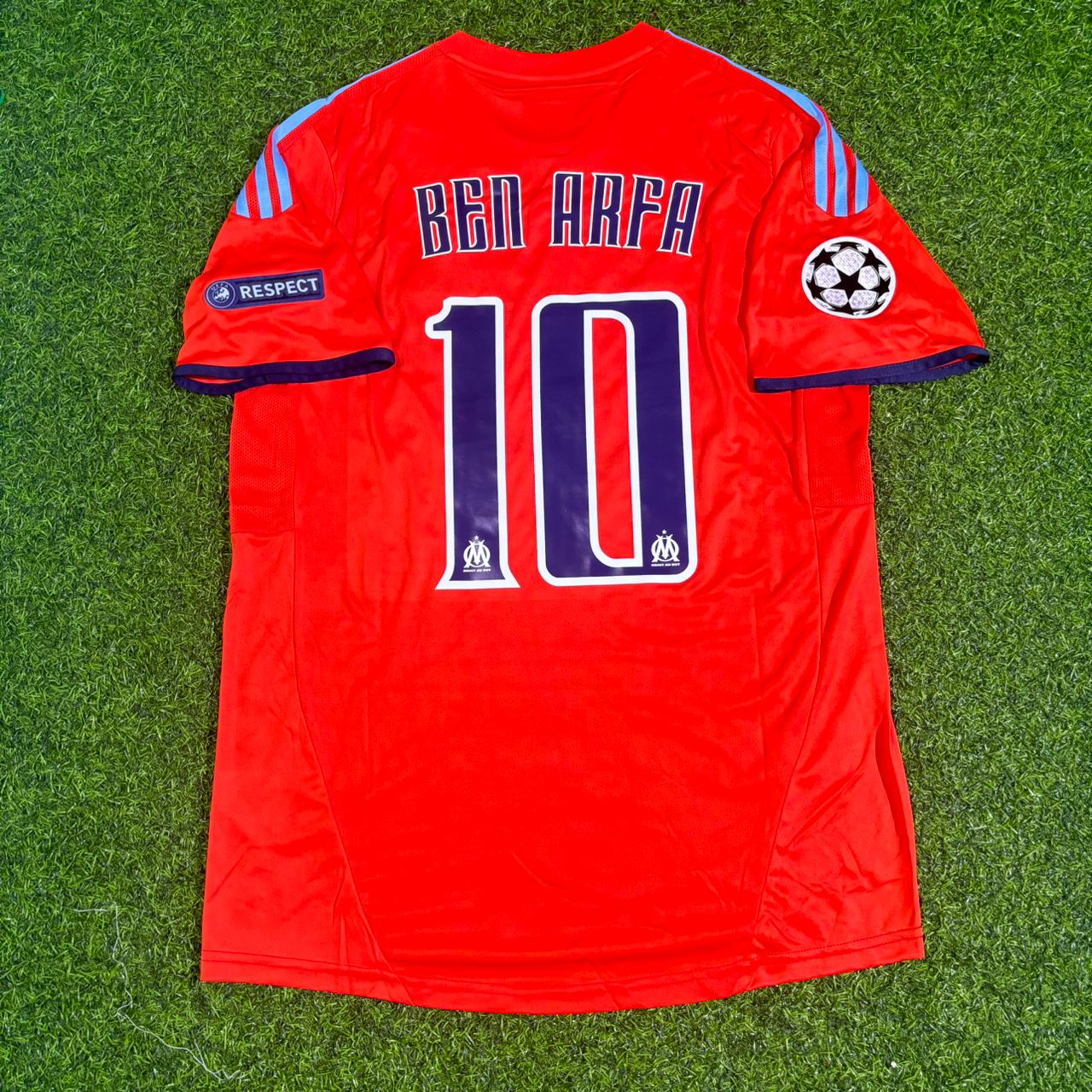 Hatem Ben Arfa Marseille Retro Football Jersey Kit