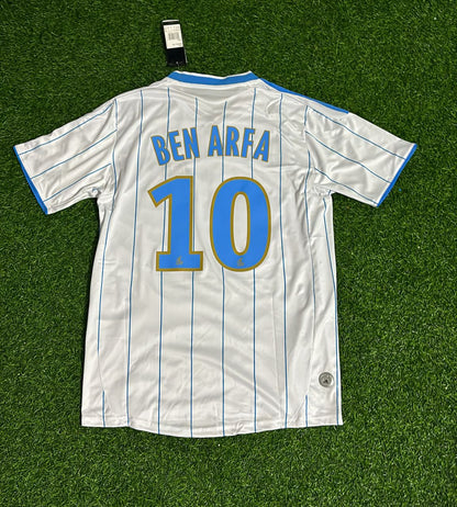 Hatem ben Arfa 10 – Olympique Marseille 2009/2010 Home Retro Kit Jersey Trikot Maillot Soccer Shirt