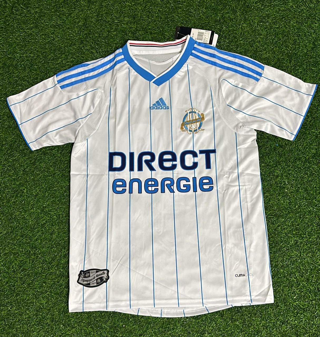 Hatem ben Arfa 10 – Olympique Marseille 2009/2010 Home Retro Kit Jersey Trikot Maillot Soccer Shirt