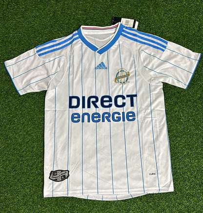 Hatem ben Arfa 10 – Olympique Marseille 2009/2010 Home Retro Kit Jersey Trikot Maillot Soccer Shirt