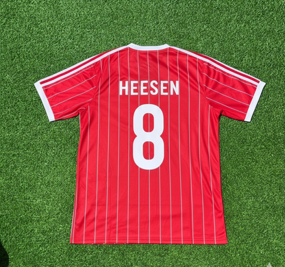 Thomas von Heesen Hamburger SV Rotes Heimtrikot Retro Fußballtrikot