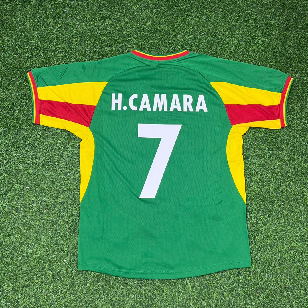 Henri Camara Senegal 2002 World Cup Retro Jersey