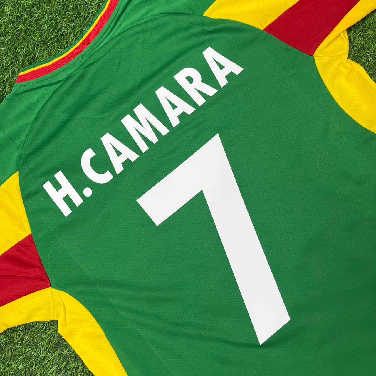Henri Camara Senegal 2002 World Cup Retro Jersey