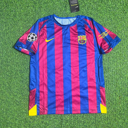 Sebastian Larsson Barcelona 2006 Final Kids Retro Short Sleeve Football Jersey