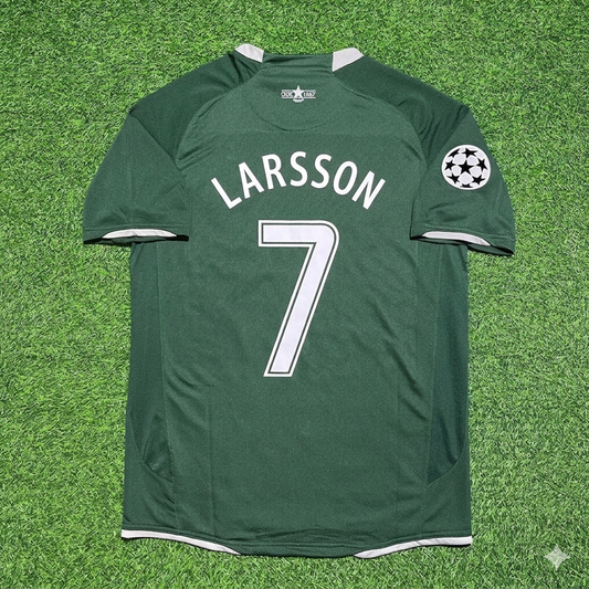 Henrik Larsson #7 Celtic Home Retro Jersey