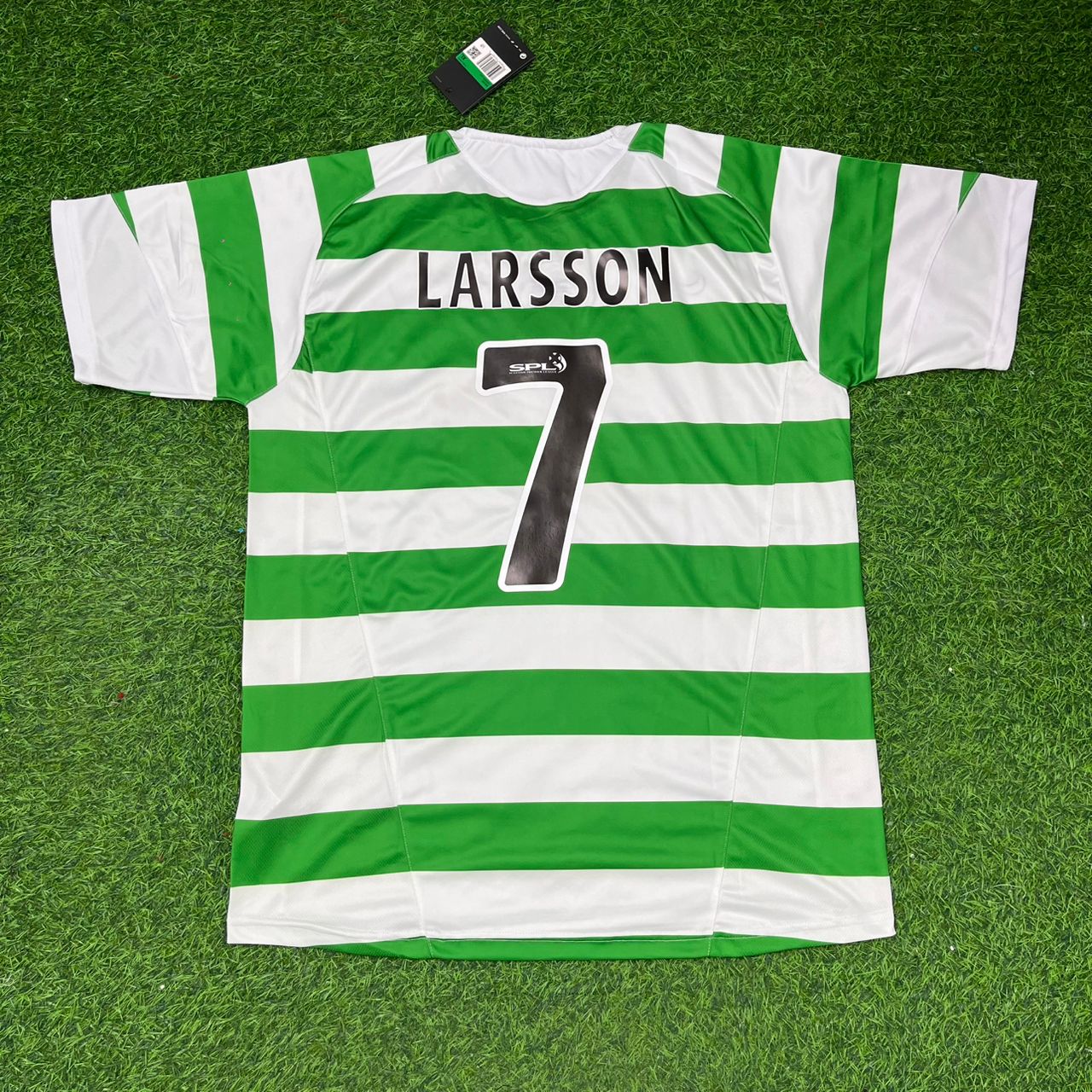 Henrik Larsson Celtic Home Retro Football Jersey