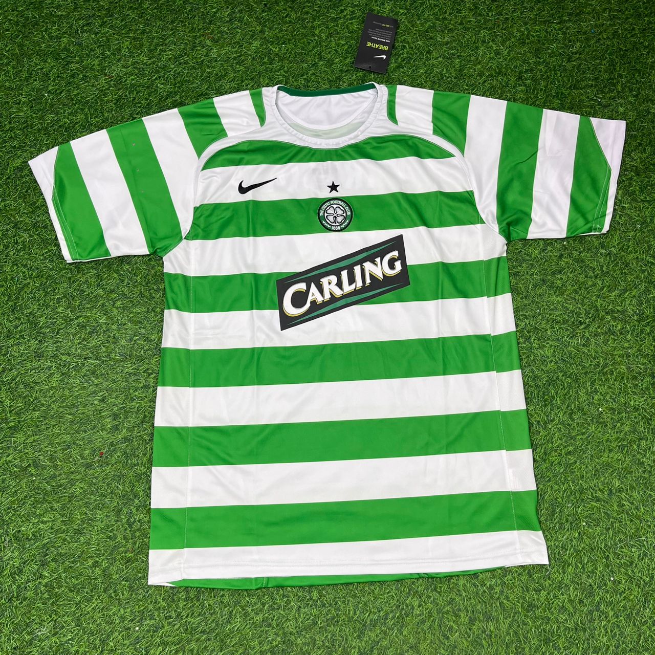 Henrik Larsson Celtic Home Retro Football Jersey