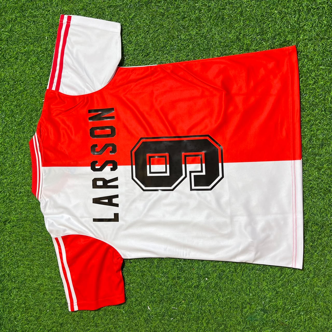 Henrik Larsson Feyenoord 1994-1995 Season Home Retro Football Jersey Trikot Maillot