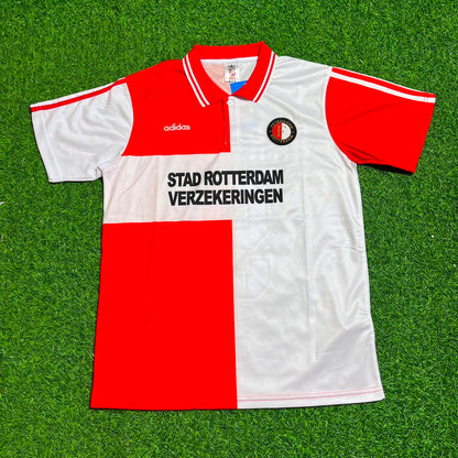 Henrik Larsson Feyenoord 1994-1995 Season Home Retro Football Jersey Trikot Maillot