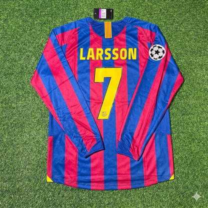 Henrik Larsson Barcelona 2006 Final Retro Football Jersey