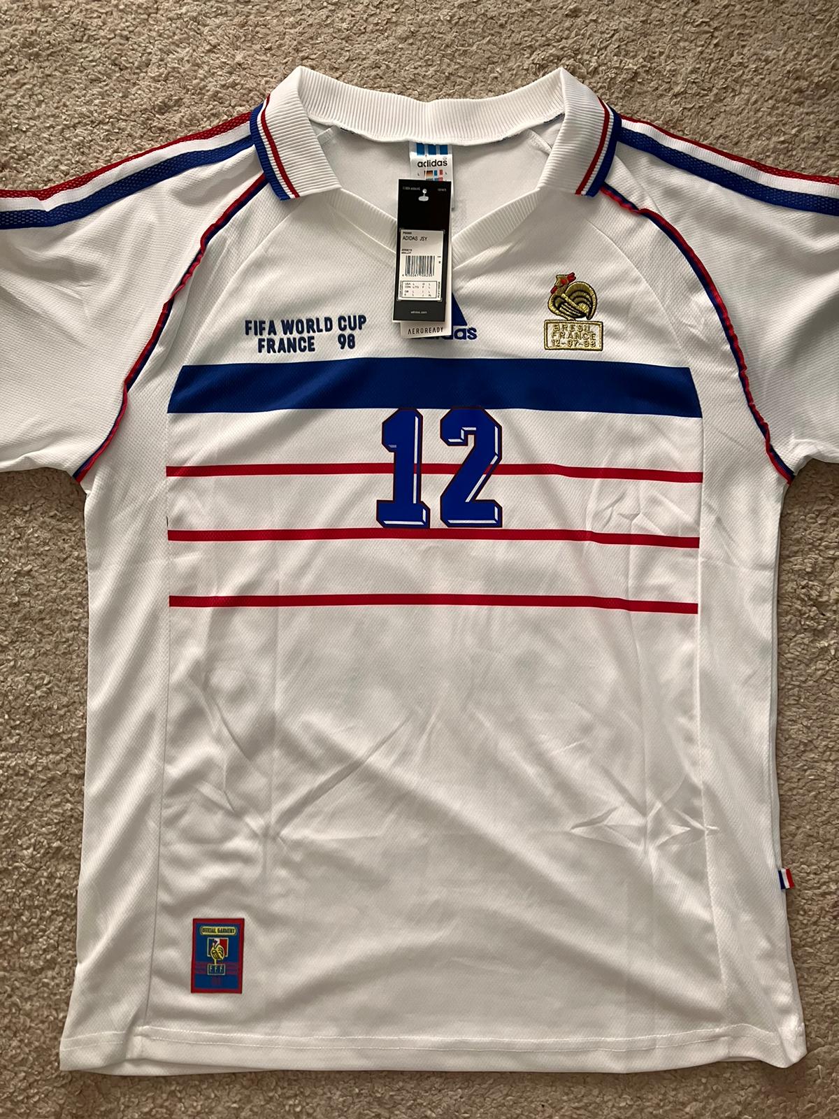 Thierry Henry France World Cup Retro Jersey