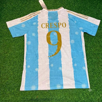 Hernan Crespo Argentina Commerative Anniversary Football Jersey Trikot Maillot