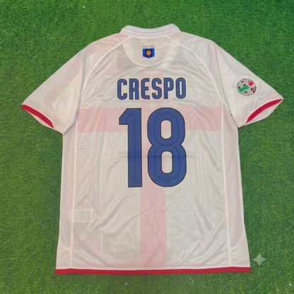 Hernan Crespo #18 Inter 2007- 2008 Season Away White Red Retro Jersey Trikot Maillot Maglia Soccer Shirt