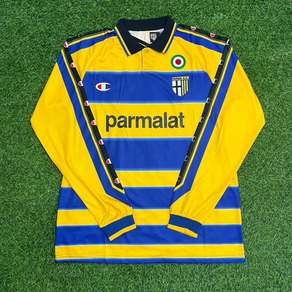 Paulo Sousa Parma 1999/2000 Retro Long Sleeve Football Jersey Kit