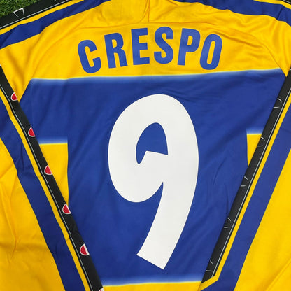 Hernán Crespo Parma 1999/2000 Retro Long Sleeve Football Jersey Kit
