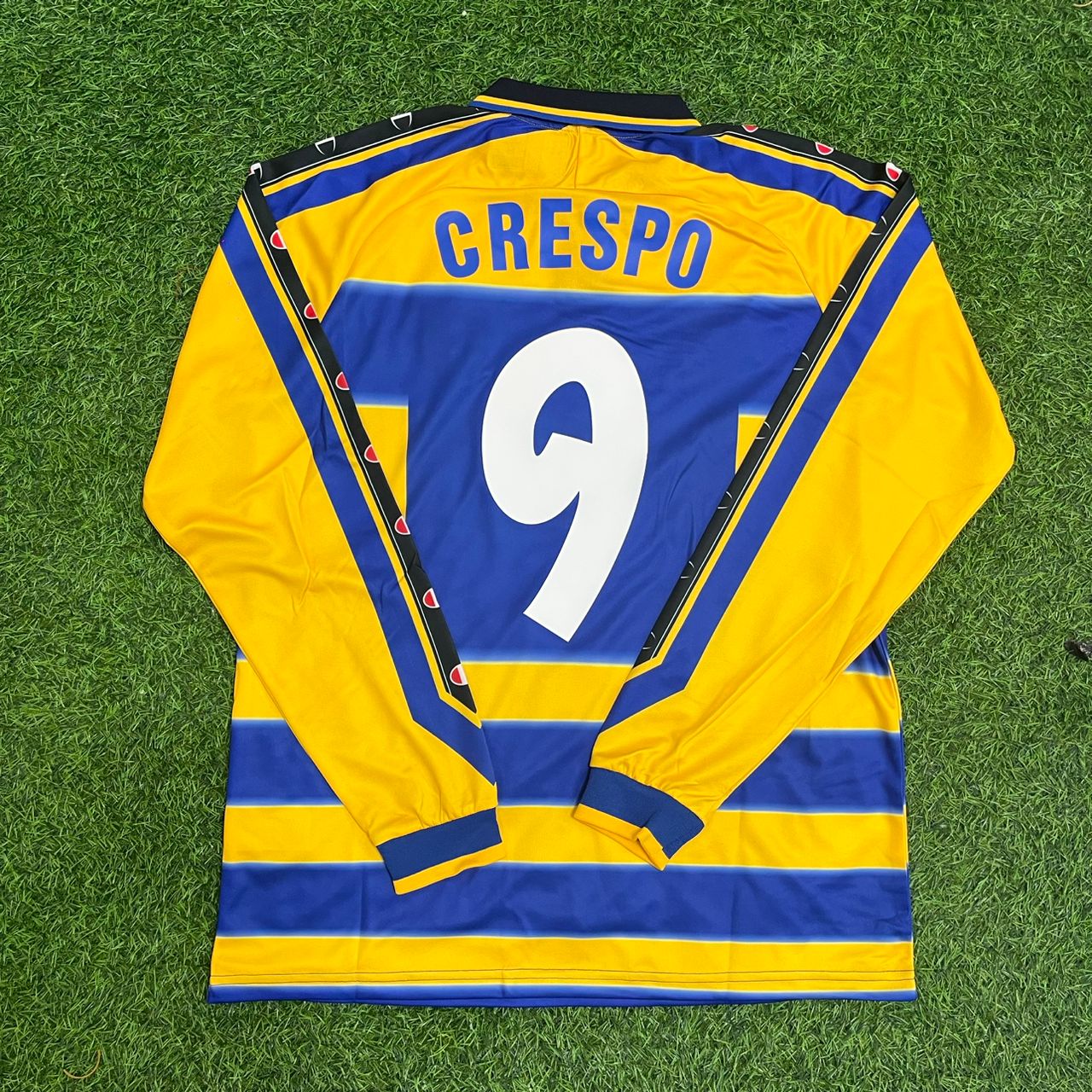 Hernán Crespo Parma 1999/2000 Retro Long Sleeve Football Jersey Kit