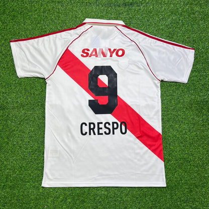 Hernan Crespo River Plate 1993/1994 Retro Home Football Jersey