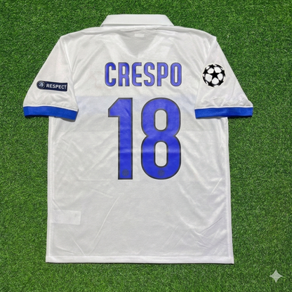 Hernan Crespo Inter 2009/2010 White Retro Football Jersey