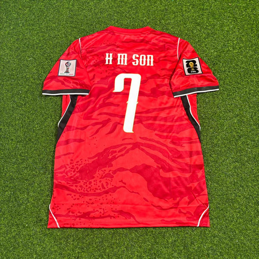 Heung-Min Son South Korea 2026 World Cup Red Football Jersey
