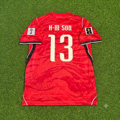 Heung-Min Son South Korea 2026 World Cup Red Football Jersey