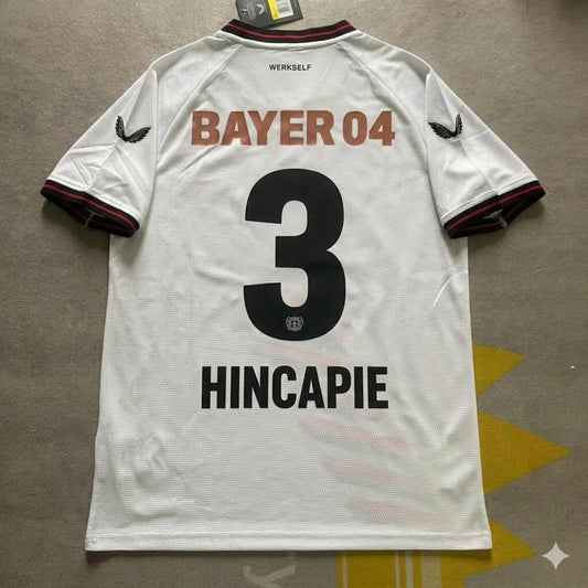 Piero Hincapié Bayer 04 Leverkusen 2023/2024 Home Retro Football Jersey