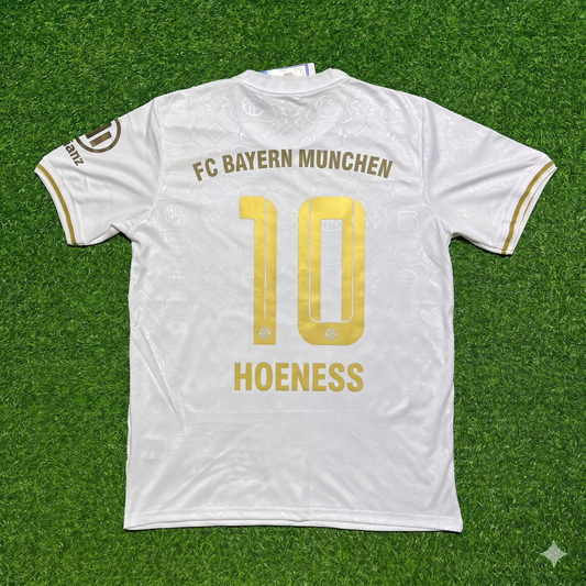 Uli Hoeness #10 FC Bayern München 125 Years Anniversary Special-Edition White Jersey