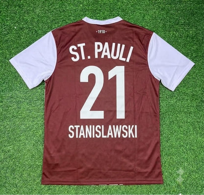 Holger Stanislawski St. Pauli 1994 Auswärts Retro Fußballtrikot
