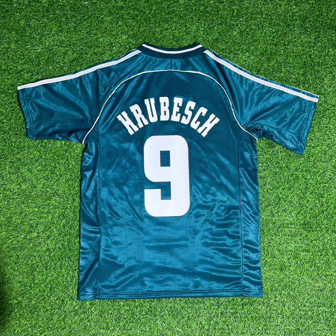 Horst Hrubesch Deutschland Auswarts Retro Fussballtrikot