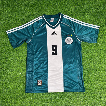 Horst Hrubesch Deutschland Auswarts Retro Fussballtrikot