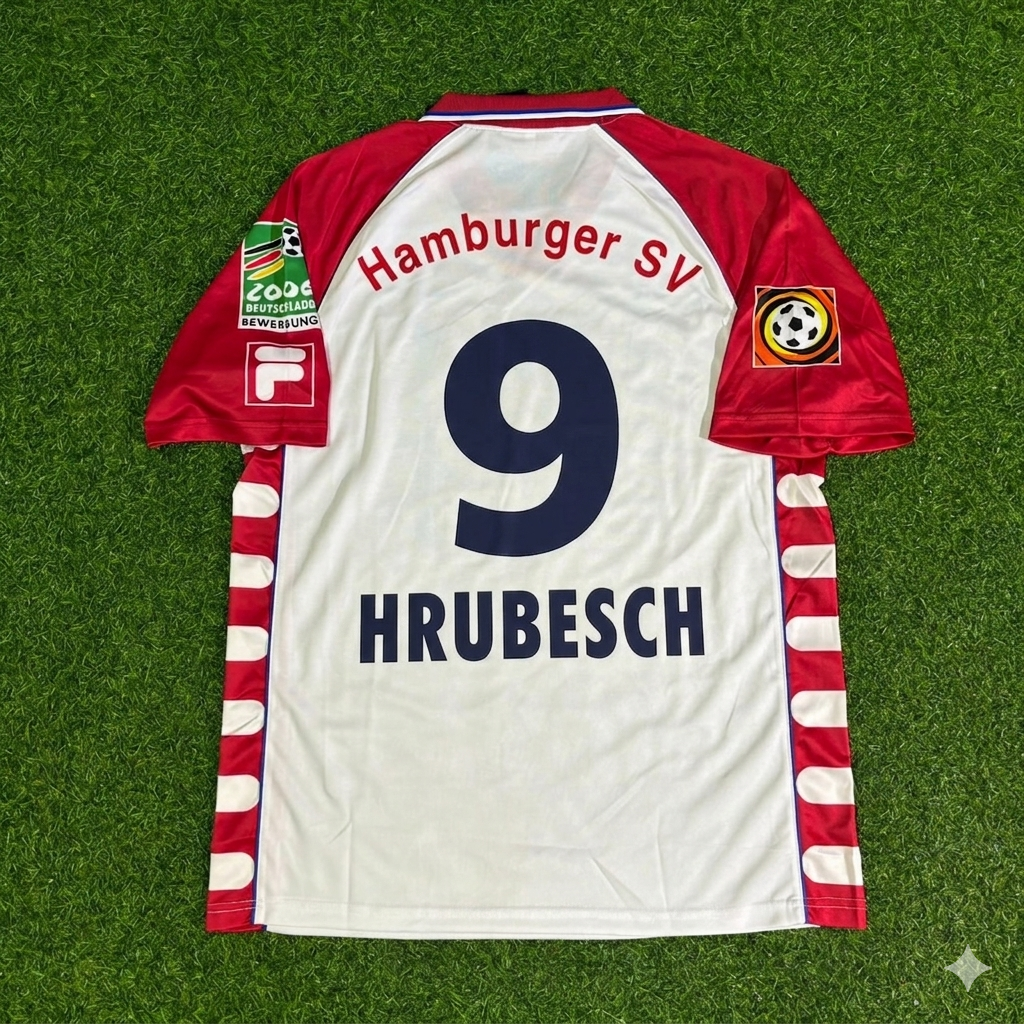 Horst Hrubesch #9 Hamburger SV Heim Retro Fußballtrikot
