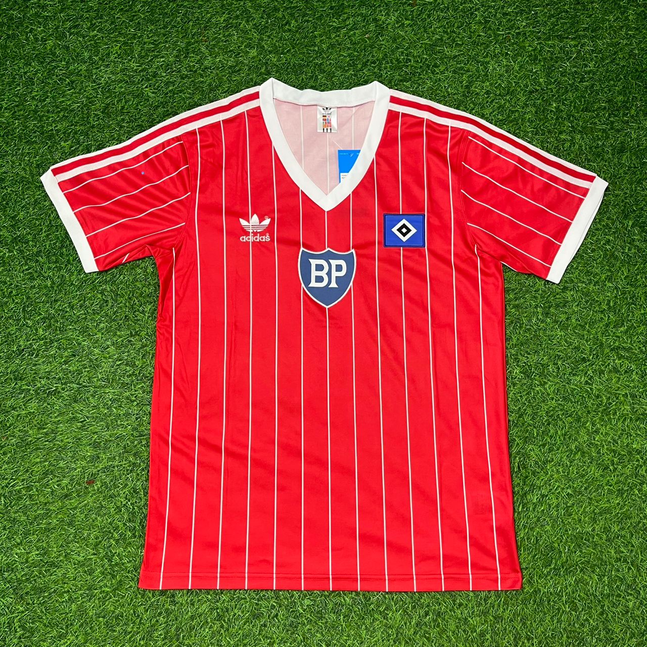 Horst Hrubesch Hamburger SV Rotes Heimtrikot Retro Fußballtrikot