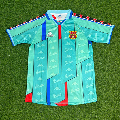 Maillot Rétro Domicile Hristo Stoichkov #8 Barcelone 1996 1997