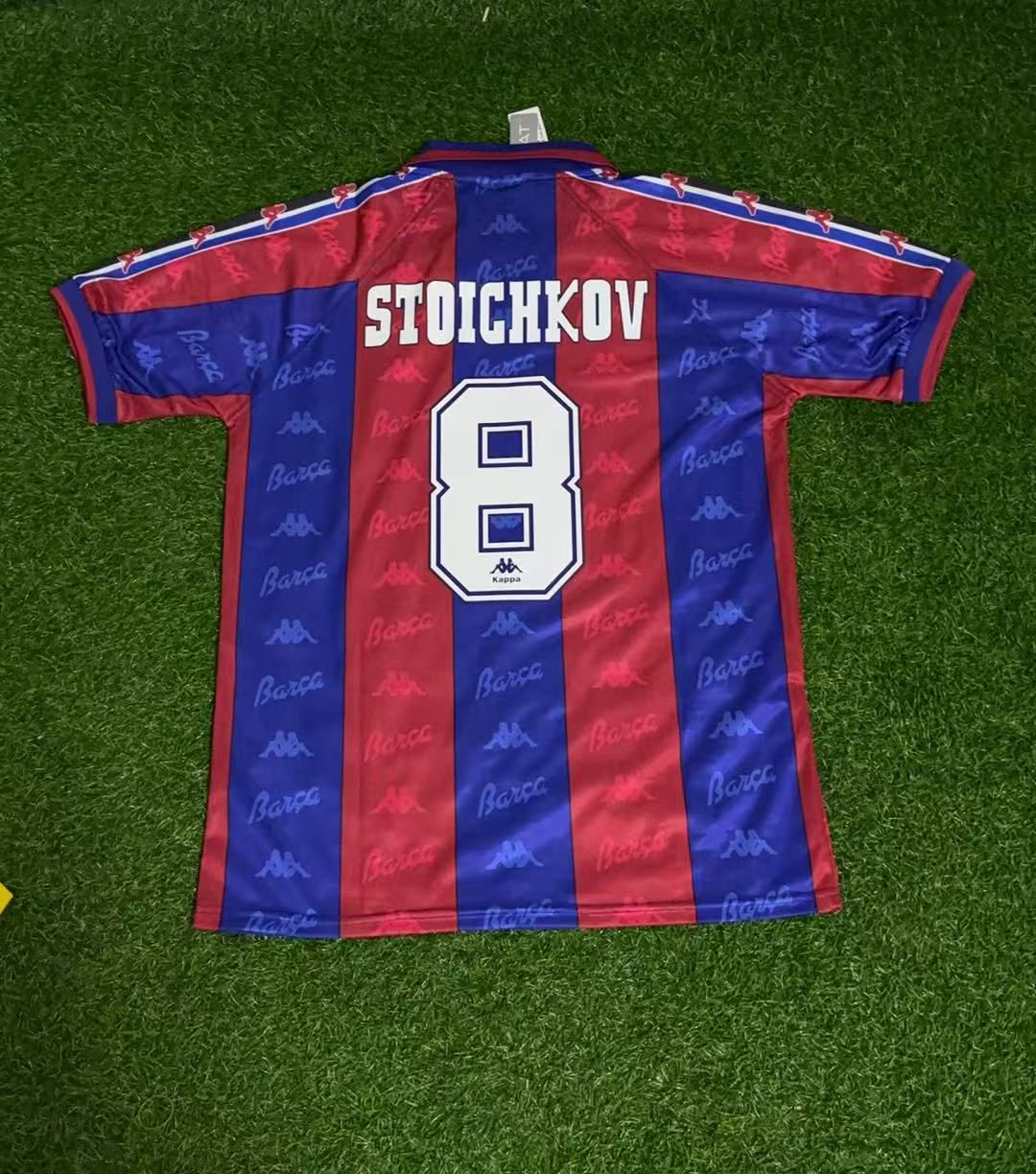 Hristo Stoickov Barcelona 1996 1997 Retro Jersey Trikot Maillot